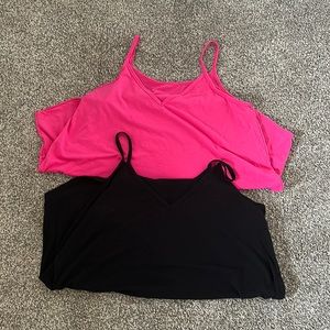 NWOT Bundle of two reversible cami size XL